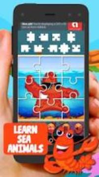 Sea Animal Jigsaw Puzzles For Kids游戏截图3