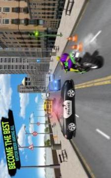 Superhero Stunts Bike Racing游戏截图4