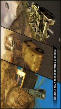 Offroad Army Transporter Sim: Uphill Driving Game游戏截图3