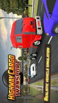 Highway Cargo Truck Transport Simulator游戏截图4