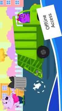 Garbage Truck Games for Kids - Free and Offline游戏截图1