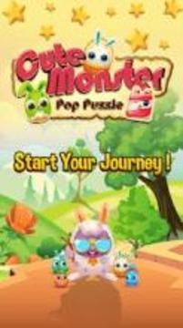 Cute Monster Pop Puzzle游戏截图5