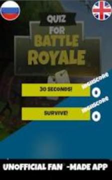 Fortnite Battle Royale Quiz (UNOFFICIAL)游戏截图2