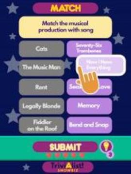 TriviAlist Showbiz: Movie & Music Trivia Quiz Game游戏截图3