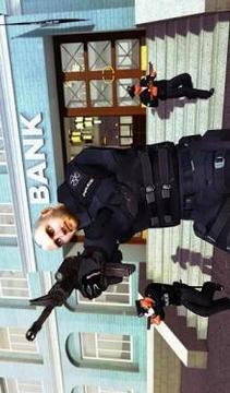 NY Police Battle Bank Robbery Gangster Squad游戏截图5