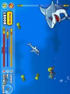 Hungry Shark Attack - Hungry Shark World Games游戏截图1