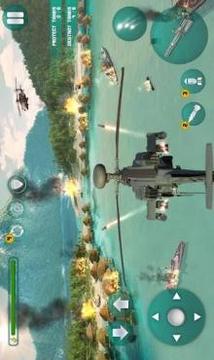 Gunship Helicopter Battle Field游戏截图4