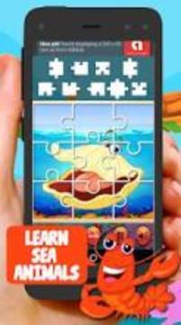 Sea Animal Jigsaw Puzzles For Kids游戏截图4