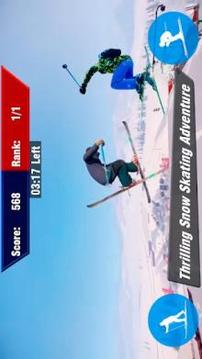 Extreme Snow Skater 3d : Skateboard Games Master游戏截图1