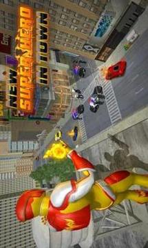 Flame Man Flying Super Hero: City Rescue Mission游戏截图5