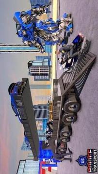 US Police Transform Robot - Police Plane Transport游戏截图4