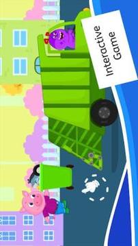 Garbage Truck Games for Kids - Free and Offline游戏截图2