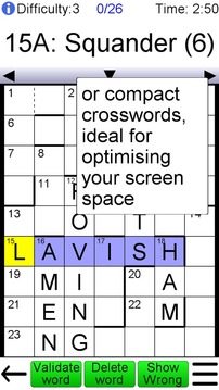 Crossword Unlimited游戏截图3