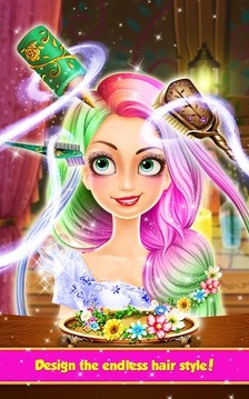 Long Hair Princess Hair Salon游戏截图3