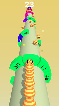 滚动的螺旋贪吃球游戏截图3