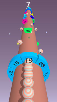 滚动的螺旋贪吃球游戏截图2