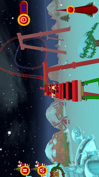 ChristmasSantaRollerCoaster3DPro游戏截图1