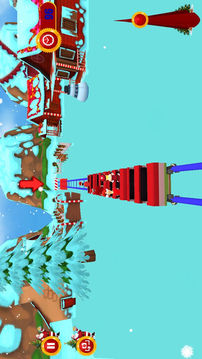 ChristmasSantaRollerCoaster3DPro游戏截图5