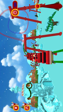 ChristmasSantaRollerCoaster3DPro游戏截图2