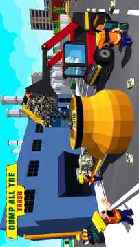 城市垃圾车驾驶游戏截图5