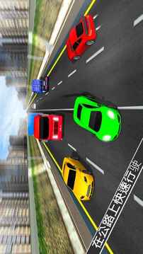 高速公路汽车赛跑游戏截图1