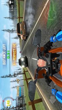狂热摩托暴力摩托车模拟驾驶赛车游戏截图4
