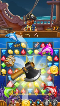 宝石海洋匹配3益智冒险游戏截图2