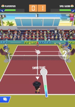 网球之星终极碰撞游戏截图1