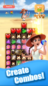 JewelBeach–NewMatch3Puzzlegame游戏截图3