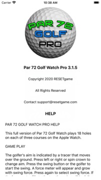 Par72GolfWatchPro游戏截图1