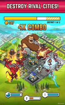 SMASH Monsters - City Rampage游戏截图2