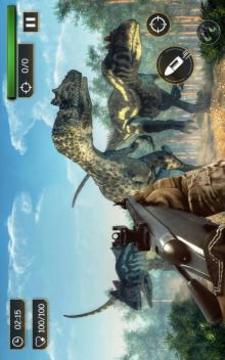 Dinosaur Sniper hunting  free Gun Shooting Game游戏截图1