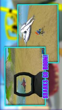 Amazing Frog 3D  SHARKS GO BOOM游戏截图2