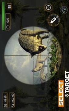 Dinosaur Sniper hunting  free Gun Shooting Game游戏截图2