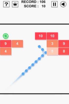 像素弹球打砖块游戏截图1