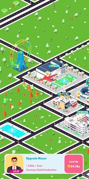闲置出租车城市建设者游戏截图4