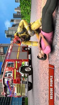城市消防车驾驶救援3D游戏截图1