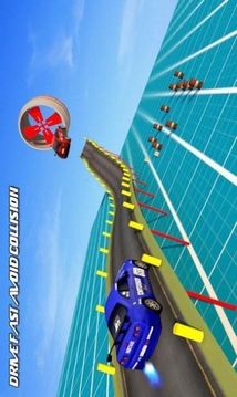 空中坡道汽车特技3D游戏截图1
