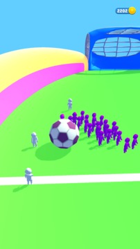 彩色足球3D游戏截图1