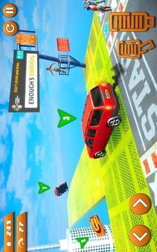 巨型坡道汽车特技挑战游戏截图2