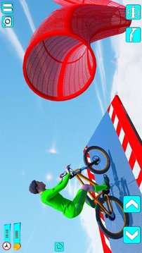 BMX自行车超级坡道游戏截图2