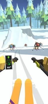 滑雪道3D游戏截图3
