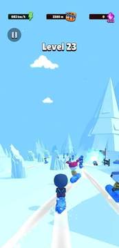 冰柱滑雪模拟游戏截图1
