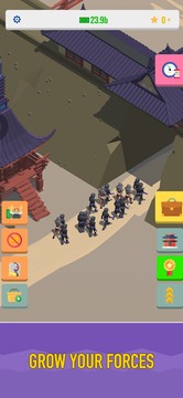 空闲武士3D忍者大亨游戏截图2