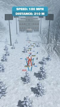 滑雪坡道跳跃游戏截图4