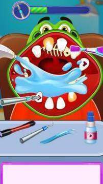 动物牙医手术游戏截图1