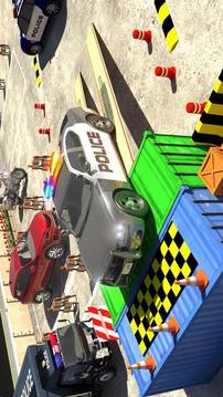 警车3D停车大师2021游戏截图1