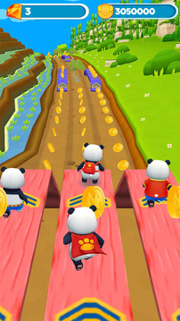 熊猫跑步冒险游戏截图2