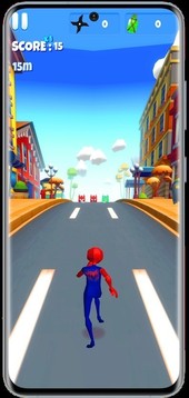蜘蛛英雄奔跑游戏截图1