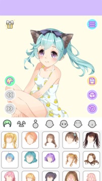 动漫萌娘换装游戏截图4